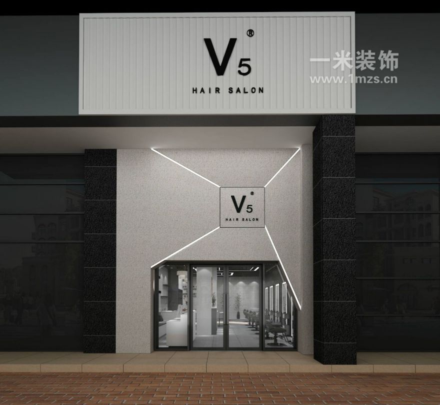 长沙V5美发店装修