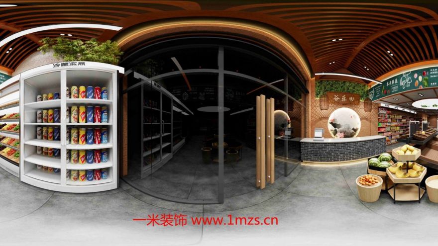长沙生鲜超市装修设计,长沙超市装修设计,长沙便利店装修设计,长沙水果店装修设计,长沙一米公装